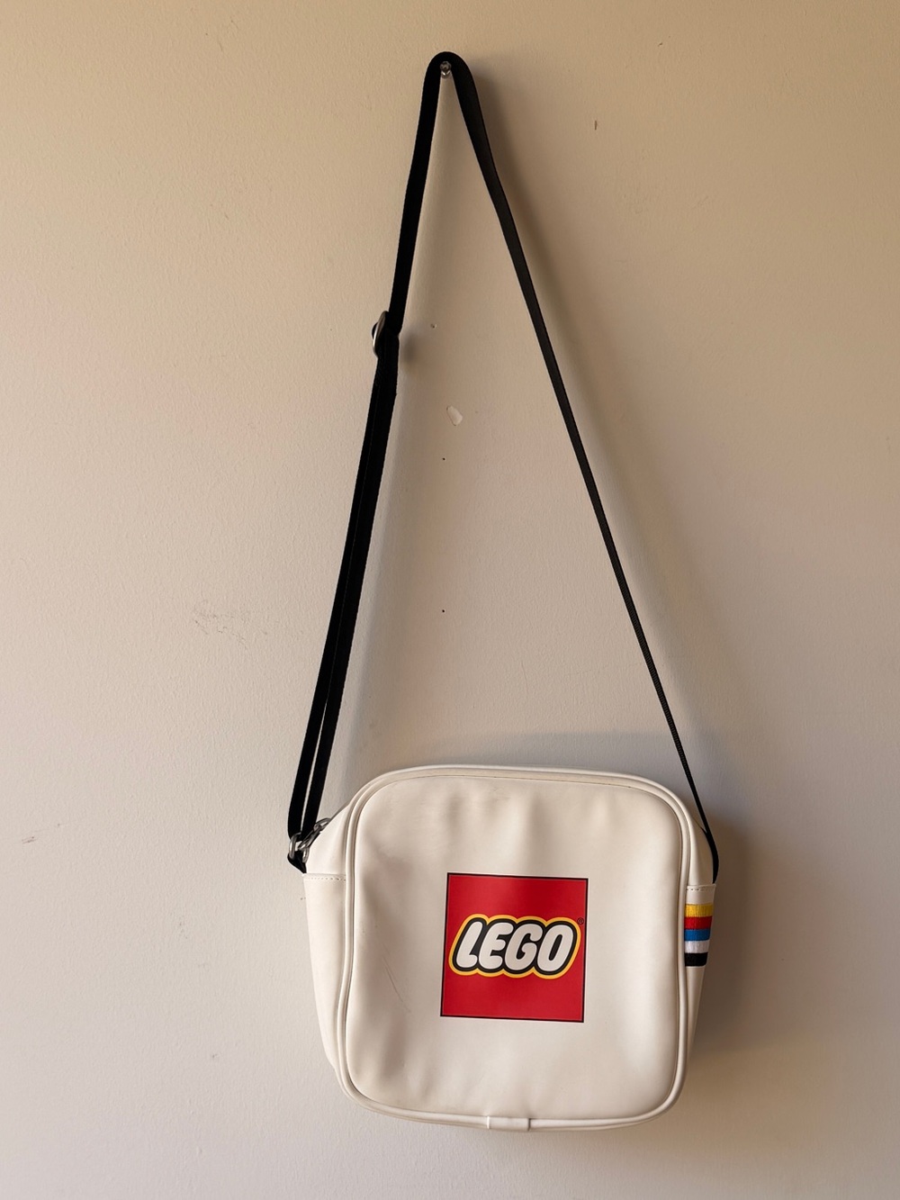 Lego Retro Vehicles Crossbody Bag Set 330 Rare White Unisex Messenger Bag